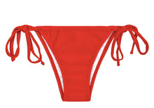 Cargar imagen en el visor de la galería, Product Front: Brazilian Bikini Shop Bas Red Lacinho
