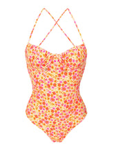 Cargar imagen en el visor de la galería, Product Front: Rio De Sol Une Pièce Ditsy-Butter Julia
