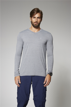 Cargar imagen en el visor de la galería, Model Front: Uv Line Fitness Haut Sport Fit Mas Ml Mescla Upf50+
