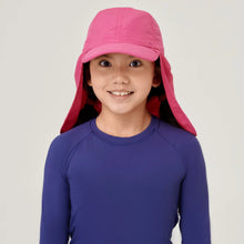 Cargar imagen en el visor de la galería, Model Front: Uv Line Casquette Legionario Teens Pink Upf50+
