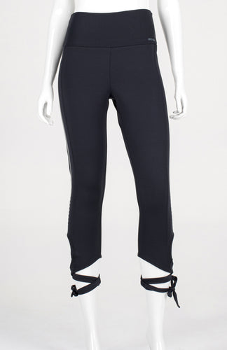 Model Front: Alto Giro Fitness Bas Legging Up Co2 Barriga Zero Laco Preto