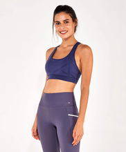 Cargar imagen en el visor de la galería, Image 02: Alto Giro Fitness Haut Top Circuit Blackout Costas Nadador Cinza Graystone
