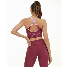 Cargar imagen en el visor de la galería, Image 02: Alto Giro Fitness Haut Top Dupla Face Confort E Estampado Motion
