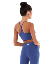 Cargar imagen en el visor de la galería, Image 05: Alto Giro Fitness Haut Top Staff Alcinha Dupla Face Azul Movement
