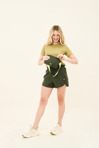 Bag-Foldable Windbreaker Jacket Verde Militar