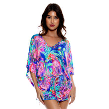 Load image into Gallery viewer, Cabana V Neck Dress Multicolor
