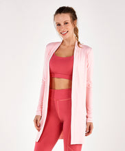 Cargar imagen en el visor de la galería, Cardigan Rib Santorini Rosa Respire
