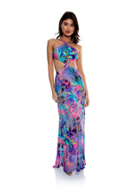 Cargar imagen en el visor de la galería, Cut Out Long Dress Multicolor
