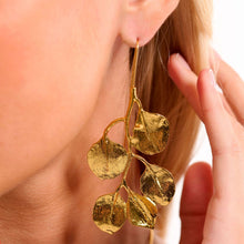 Cargar imagen en el visor de la galería, Earrings Vineta Gold Hipenema
