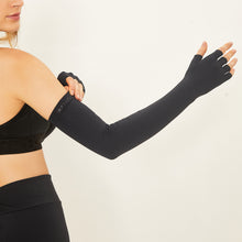 Cargar imagen en el visor de la galería, Extra Long Glove Preto UPF50+
