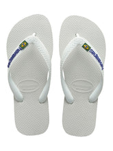 Cargar imagen en el visor de la galería, Product Front: Havaianas Tongs Brasil Logo White
