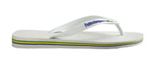 Cargar imagen en el visor de la galería, Model Back: Havaianas Tongs Brasil Logo White
