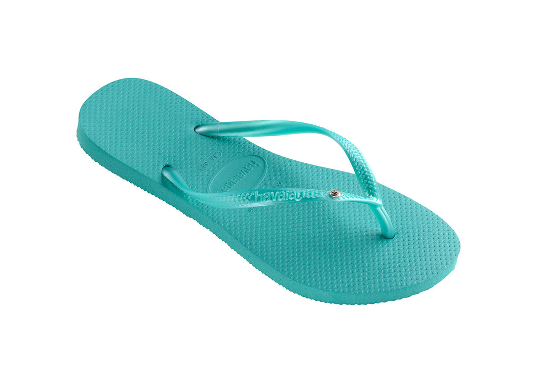 Product Front: Havaianas Tongs Havaianas Slim Crystal Sw Lake Green