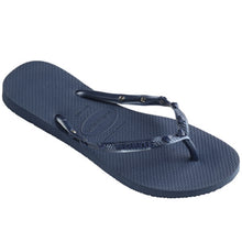 Cargar imagen en el visor de la galería, Product Front: Havaianas Tongs Slim Hardware Indigo Blue-Indigo Blue
