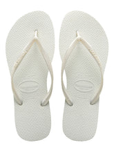 Cargar imagen en el visor de la galería, Product Front: Havaianas Tongs Slim White
