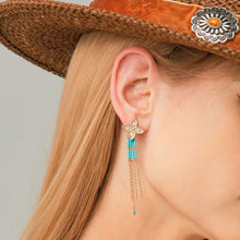 Cargar imagen en el visor de la galería, Image 02: Hipanema Boucles D&#39;oreille Alabaster Turquoise Hipanema
