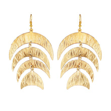 Cargar imagen en el visor de la galería, Product Front: Hipanema Boucles D&#39;oreille Earrings Taiana Gold Hipenema
