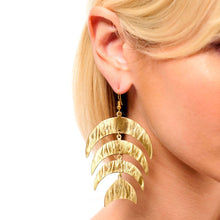 Cargar imagen en el visor de la galería, Image 02: Hipanema Boucles D&#39;oreille Earrings Taiana Gold Hipenema
