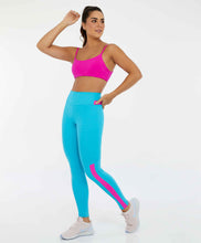 Cargar imagen en el visor de la galería, Legging Hyper Detalhe Cos Azul Scuba

