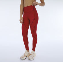 Cargar imagen en el visor de la galería, Legging Hyper Recortes Atlanta Vermelho Haute Red
