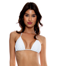Cargar imagen en el visor de la galería, Gallery: Luli Fama Haut Top Wavy Ruched White
