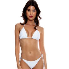 Cargar imagen en el visor de la galería, Gallery: Luli Fama Ensemble Wavy Ruched White
