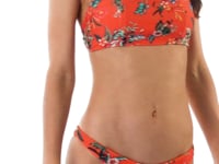 Cargar y reproducir el video en el visor de la galería, Video: Rio De Sol Haut Top Wildflowers Bra-Sport
