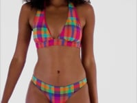 Cargar y reproducir el video en el visor de la galería, Video: Rio De Sol Ensemble Set Tulip-Garden Halter-Cos Essential-Comfy
