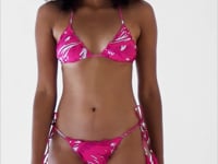 Cargar y reproducir el video en el visor de la galería, Bottom Pink-Palms Frufru
