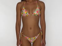 Cargar y reproducir el video en el visor de la galería, Video: Luli Fama Haut Top Wavy Ruched Limoncello
