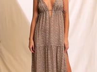 Cargar y reproducir el video en el visor de la galería, Video: Maaji Vêtement De Plage Long Dress Cheetah
