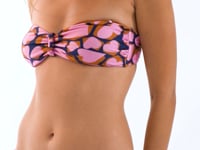 Cargar y reproducir el video en el visor de la galería, Video: Rio De Sol Ensemble Set Amore-Pink Bandeau-Crispy Cheeky-Crispy
