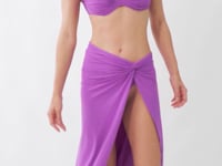 Cargar y reproducir el video en el visor de la galería, Video: Rio De Sol Jupe De Page Bio-Floreira Long Skirt Knot
