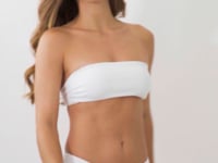 Cargar y reproducir el video en el visor de la galería, Top Sand-White Bandeau-Reto
