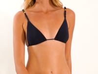 Cargar y reproducir el video en el visor de la galería, Video: Rio De Sol Bas Bottom Shimmer-Black Ibiza-Comfy-Gold
