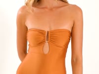 Cargar y reproducir el video en el visor de la galería, Video: Rio De Sol Une Pièce Shimmer-Nocciola Sara-Op
