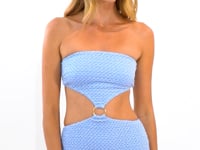 Cargar y reproducir el video en el visor de la galería, Video: Rio De Sol Mini Dress Drift-Cianita Lulu Dress
