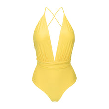 Cargar imagen en el visor de la galería, Product Front: Rio De Sol Une Pièce Amarelo New Vegas
