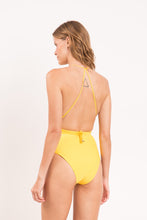 Cargar imagen en el visor de la galería, Model Back: Rio De Sol Une Pièce Amarelo New Vegas
