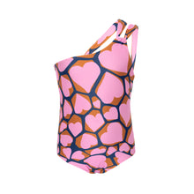 Cargar imagen en el visor de la galería, Product Front: Rio De Sol Une Pièce Fille Amore-Pink Santorini-Kids
