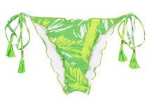 Cargar imagen en el visor de la galería, Product Front: Rio De Sol Bas Bottom Green-Palms Frufru
