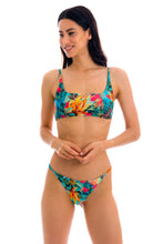 Cargar imagen en el visor de la galería, Model Front: Rio De Sol Bas Bottom Paradise Ibiza-Fixa
