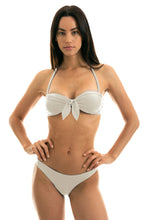 Cargar imagen en el visor de la galería, Model Front: Rio De Sol Bas Bottom Perola Bandeau
