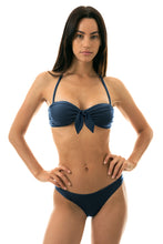 Cargar imagen en el visor de la galería, Model Front: Rio De Sol Bas Bottom Shark Bandeau
