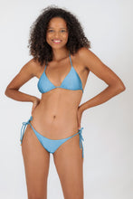 Cargar imagen en el visor de la galería, Model Front: Rio De Sol Bas Bottom Shimmer-Baltic-Sea Ibiza-Rope

