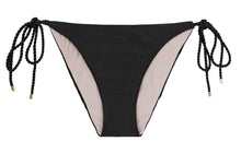 Cargar imagen en el visor de la galería, Product Front: Rio De Sol Bas Bottom Shimmer-Black Ibiza-Rope
