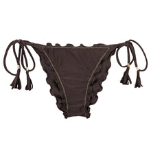 Cargar imagen en el visor de la galería, Product Front: Rio De Sol Bas Bottom Shimmer-Coffee Frufru
