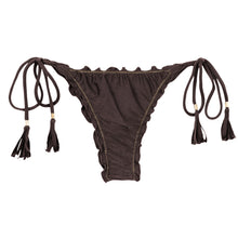 Cargar imagen en el visor de la galería, Product Front: Rio De Sol Bas Bottom Shimmer-Coffee Frufru-Fio
