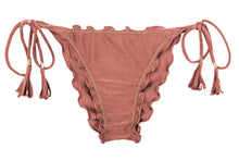 Cargar imagen en el visor de la galería, Product Front: Rio De Sol Bas Bottom Shimmer-Copper Frufru
