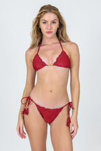 Cargar imagen en el visor de la galería, Model Front: Rio De Sol Bas Bottom Shimmer-Divino Frufru-Comfy
